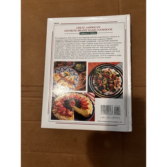 013-011 Great American Favorite Brand Name Cookbook Collector Hardcover 605 Pg - Picture 4 of 8